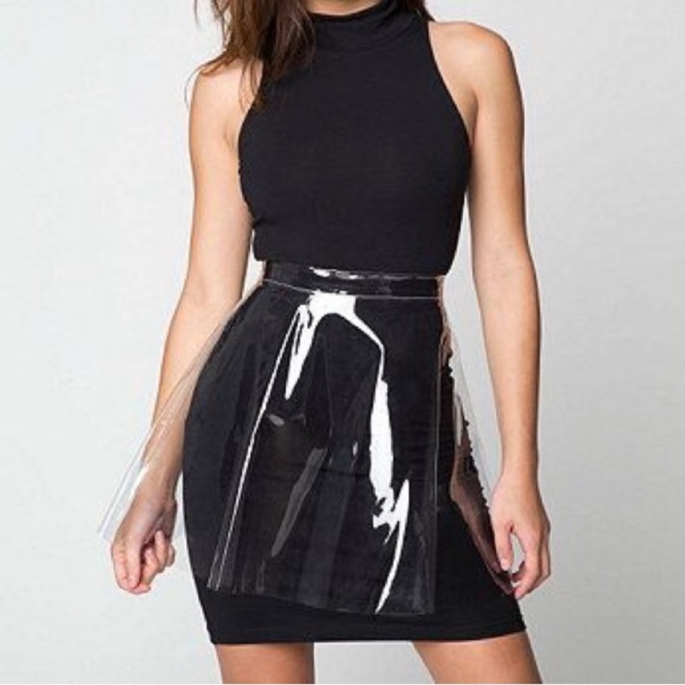 American Apparel Vinyl Circle Skirt